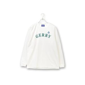 【洋服の青山】オールシーズン用 ホワイト系 プリントロングTシャツ【GERRY】 GERRY｜