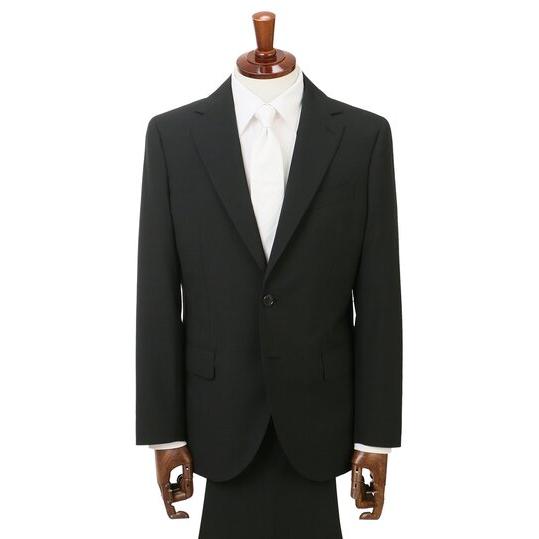 【洋服の青山】盛夏 ブラック系 シングルスタンダードサマーフォーマル【清涼】【Plastics Sm...