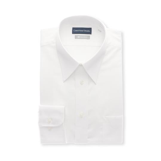 【洋服の青山】 ワイシャツ メンズ 形態安定 長袖 ノーアイロン 春夏秋冬 ホワイト 白 レギュラー...