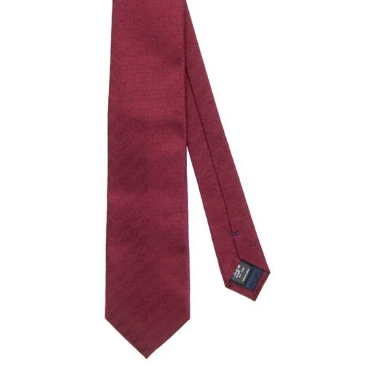 【洋服の青山】エンジ系 プレミアムレギュラータイ【Edo Komon Series】 全長:約143...