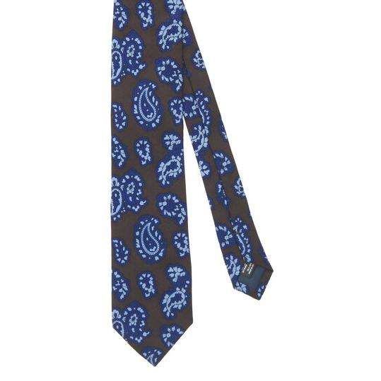 【洋服の青山】ブラウン系 プレミアムレギュラータイ【OVER COLORED PRINT】 全長:約...