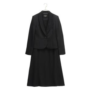 AOYAMA 【洋服の青山】オールシーズン用 ブラック系 ノーカラー