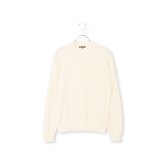 【洋服の青山】秋冬用 ホワイト系 クルーネックセーター【2024年モデル】【WEB先行販売】 HIL...