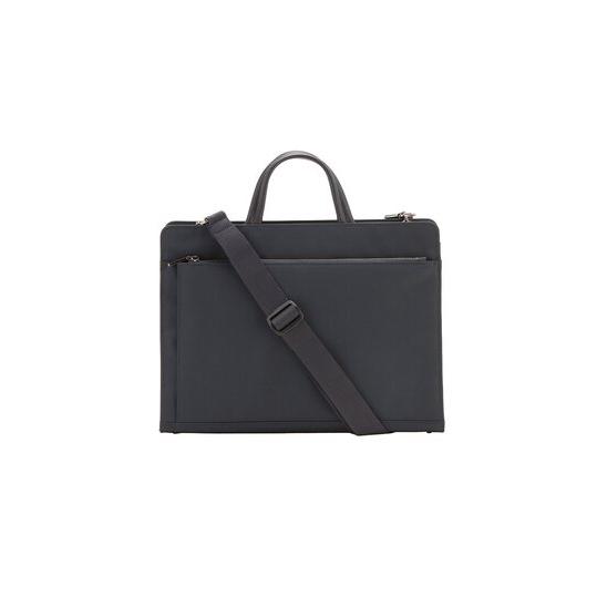 【洋服の青山】ネイビー系 スマートブリーフケース【クラッチバッグ付】【Plastics Smart】...