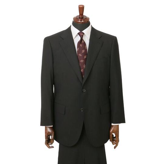 【洋服の青山】春夏 ブラック系 スタンダードスーツ【キング】【Plastics Smart】 【ジャ...