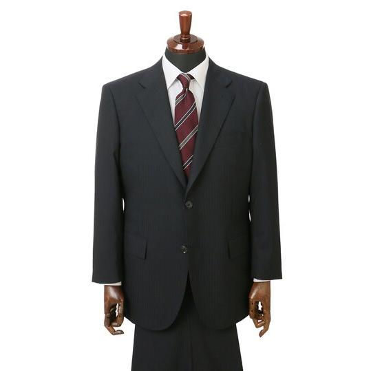 【洋服の青山】春夏 ネイビー系 スタンダードスーツ【キング】【Plastics Smart】 【ジャ...