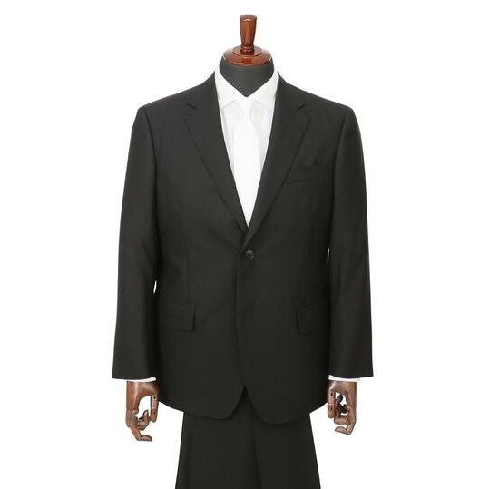 【洋服の青山】スリーシーズン ブラック系 シングルスタンダードフォーマル【E/K体】【キング&amp;トール...