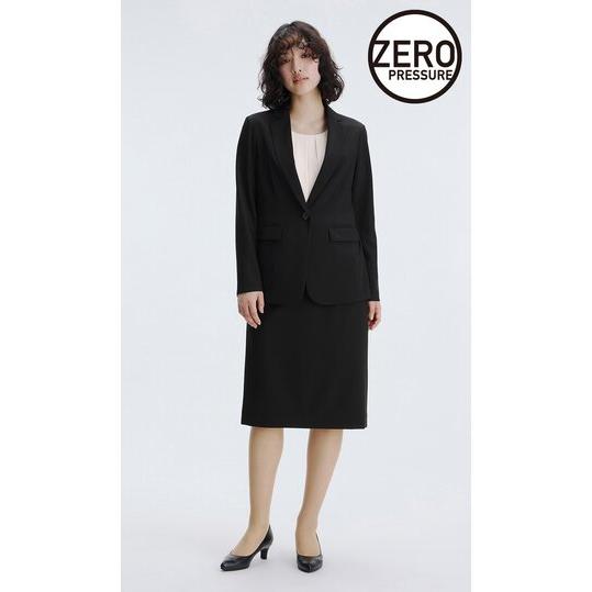 【洋服の青山】春夏 秋冬 ブラック 黒 ゼロプレッシャースーツ タイトスカート セットアップ 単品 ...