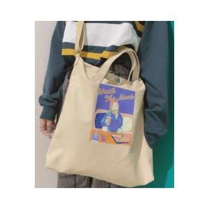 キャンバスショルダートートバッグ Wego ファッション の商品一覧 通販 Yahoo ショッピング