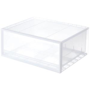 無印良品 ポリプロピレン収納ケース 引出式横ワイド 大 約幅55 奥行44 5 高さ24cm 良品計画 Lohaco