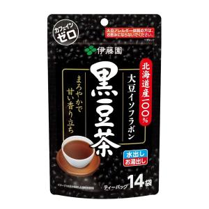 水出し可／伊藤園 伝承の健康茶 北海道産100%黒豆茶ティーバッグ 1袋（14バッグ入） 豆茶