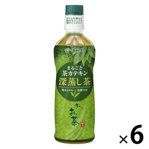 まるごと茶カテキン 深蒸し茶 おーいお茶 475ml 1セット（6本） 緑茶（ペットボトル）
