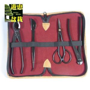 喜久和 盆栽 道具 セット 剪定ばさみ ワイヤーカッター 八床 ヘラ付