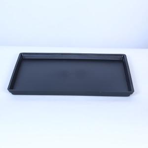 盆栽受け皿：プラスチック製受け皿　8号 角皿*資材