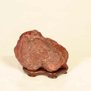 水石:佐渡赤玉石 現品*資材サドアカダマの詳細画像1