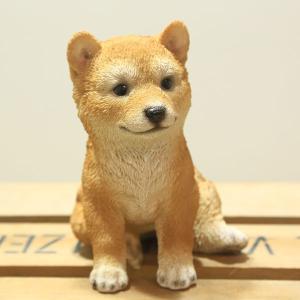 雑貨　置物・フィギュア：お座り子シバ*柴犬　子犬　039｜y-bonsai