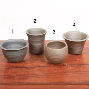 盆栽鉢 竜岳南蛮丸鉢 植木鉢 常滑 とこなめ 丸恒製陶所 焼締 泥鉢 9号