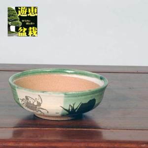 現代小鉢：昭山 足付モッコ鉢【現品】*shouzan 12.4cm : 遊恵盆栽