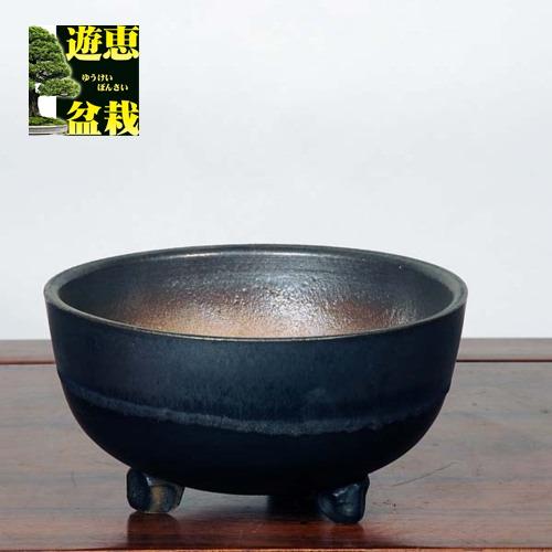 信楽焼：足付丸深鉢　19cm*　資材