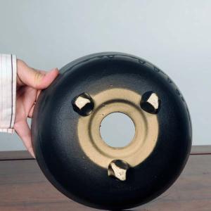 信楽焼:足付丸深鉢 19cm* 資材の詳細画像2