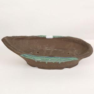現代小鉢：柴勝 長方鉢【現品】*shibakatu 12.7cm : 遊恵盆栽 Yahoo!店