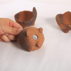 鉢:信楽焼くらま鉢 鉢径 約7cm* 資材の詳細画像2