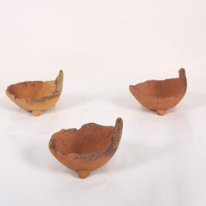 鉢：信楽焼くらま鉢　鉢径　約11cm*　資材