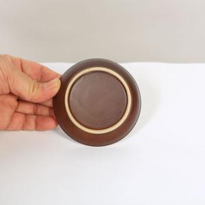 水盤 受け皿:陶器製受け皿 丸 2.5号の詳細画像1