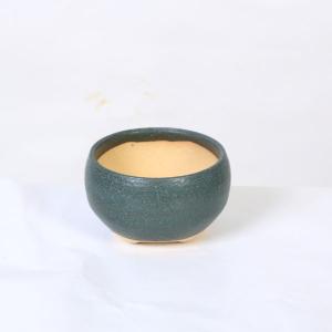 鉢:信楽焼青銅中深丸鉢 13cm*資材の商品画像