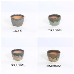 鉢:瀬戸焼切立丸鉢 2.5号*資材の詳細画像2