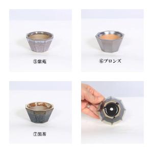 鉢:瀬戸焼八角鉢 2.5号*資材の詳細画像3