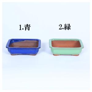 盆栽鉢:中国長方縁付隅入鉢*資材の詳細画像1