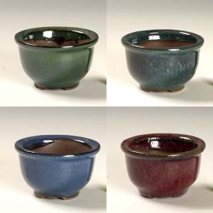 盆栽鉢：祥石（ゆうき）丸鉢・小小* 資材 : 遊恵盆栽 Yahoo!店 - 通販