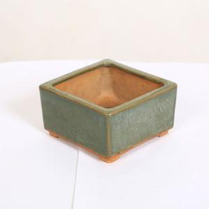 盆栽小鉢:初代 東福寺 正方鉢 10.6cm【...の詳細画像1