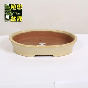 現代小鉢：鴻陽 楕円鉢 11.5cm【現品】 : 遊恵盆栽 Yahoo!店 - 通販