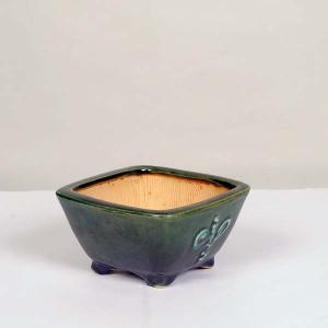 虹泉　盆栽鉢　楕円　浅め 現代小鉢：平安虹泉 碗型丸鉢 12.1cm【現】*資材 : 遊恵盆栽 Yahoo