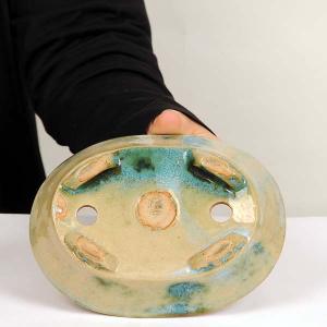盆栽小鉢:東福寺 楕円鉢 16.7cm【現】*資材の詳細画像2