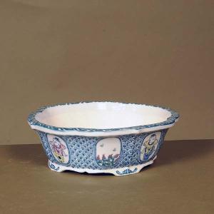 現代小鉢：祥石(二代目)　モッコ鉢　19.8cm【現】*資材