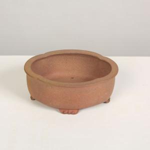 盆栽小鉢：立杭焼 丹満 丸鉢 9.8cm 【現品】Tachikui : 遊恵盆栽
