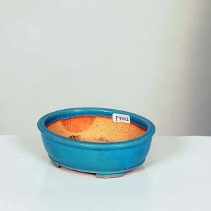 盆栽小鉢：美芸（常滑）六角鬼面足面付鉢 15.5cm*資材 : 遊恵盆栽