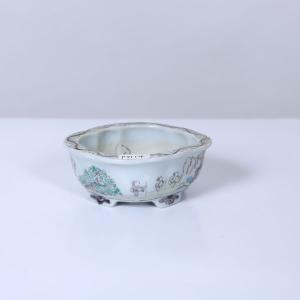 伊藤屯洋　 盆栽鉢 盆栽小鉢：伊藤屯洋(とんよう) 楕円鉢 13.2cm *現品もの 資材