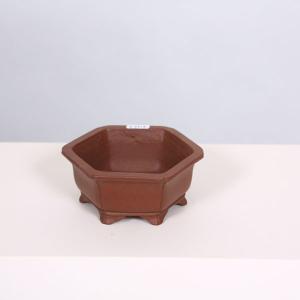 盆栽鉢　昭山 現代小鉢：昭山 足付モッコ鉢【現品】*shouzan 12.4cm : 遊恵盆栽