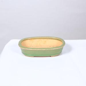 盆栽小鉢：美芸（常滑）六角鬼面足面付鉢 21.5cm*資材 : 遊恵盆栽