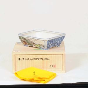現代小鉢：月香　長方鉢　14.7cm【現】