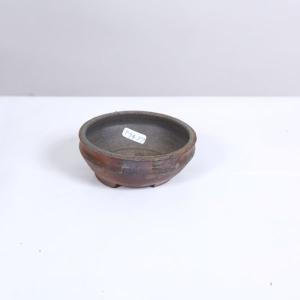盆栽小鉢：立杭焼　丹山　丸鉢　9.6cm 【現品】Tachikui｜y-bonsai