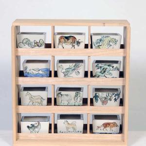 盆栽小鉢：春嘉（はるよし） 丸鉢13cm*現品 1品限り 資材 : 遊恵盆栽