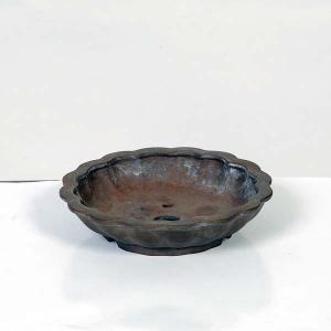 現代小鉢:流苑(りゅうえん)輪花鉢 13.5c...の詳細画像1