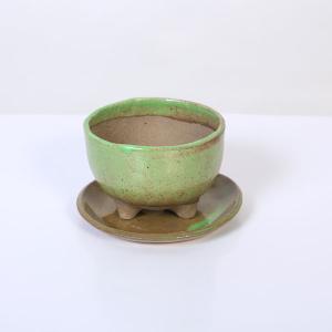 盆栽鉢：祥石（ゆうき）丸鉢・大* 資材 : 遊恵盆栽 Yahoo!店 - 通販