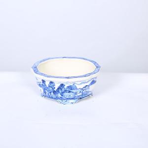 現代小鉢:上州勝山 段足剣モッコ鉢【現品】*1...の詳細画像2