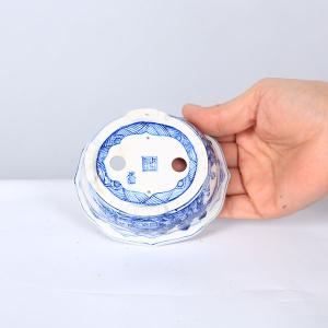 現代小鉢:上州勝山 段足剣モッコ鉢【現品】*1...の詳細画像5